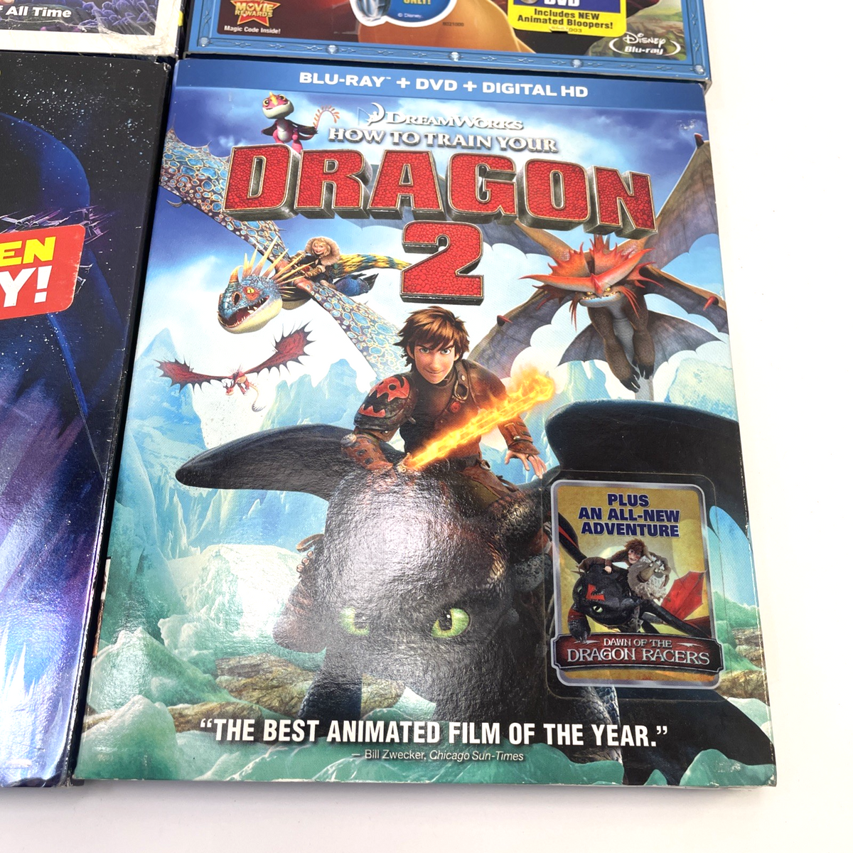 Animated Blu-ray DVD Lot Lion King, Dragon 2, Family Guy, Finding Dory Boss Baby