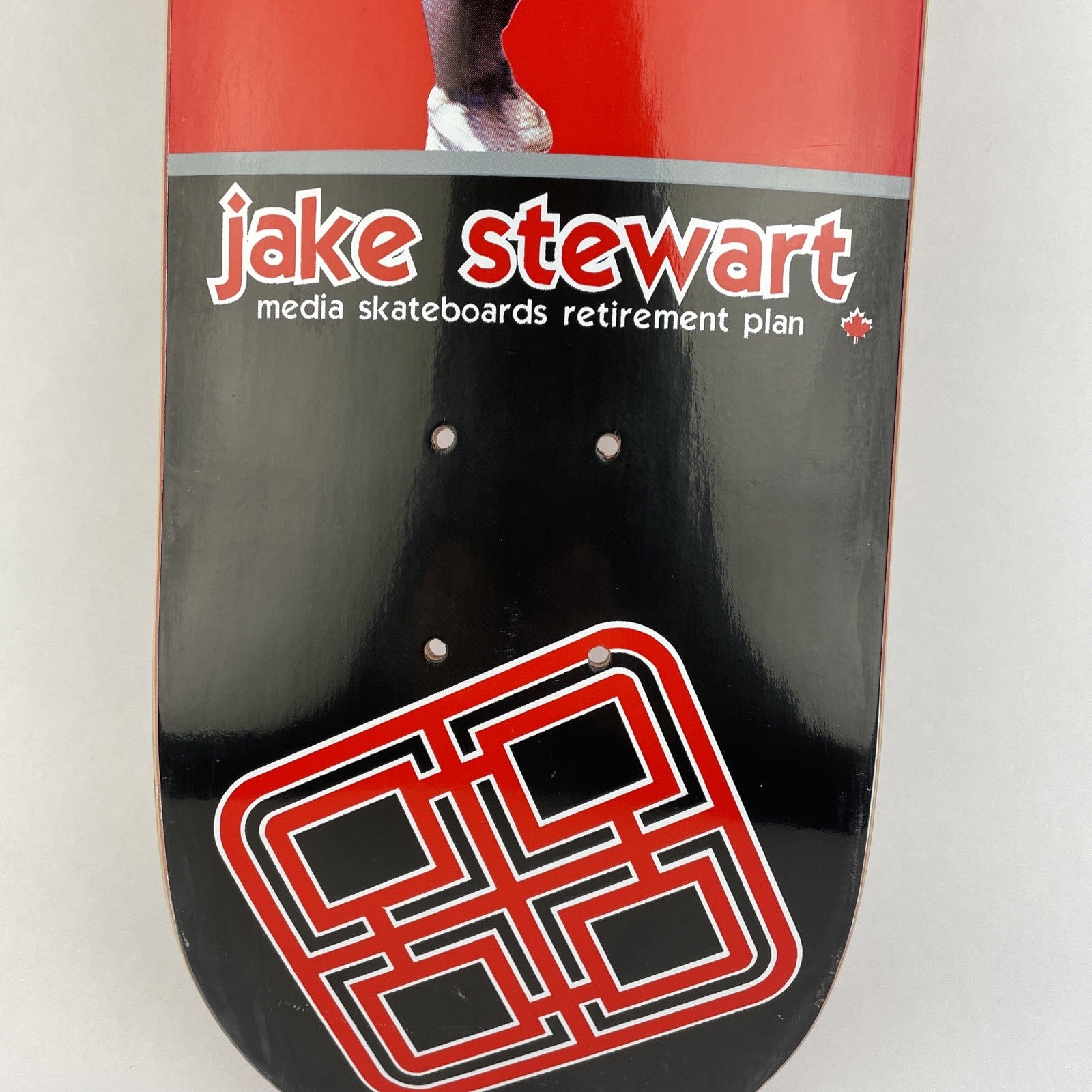 Media Skateboards Skateboard Deck Jake Stewart " Retirement Plan Series " RARE