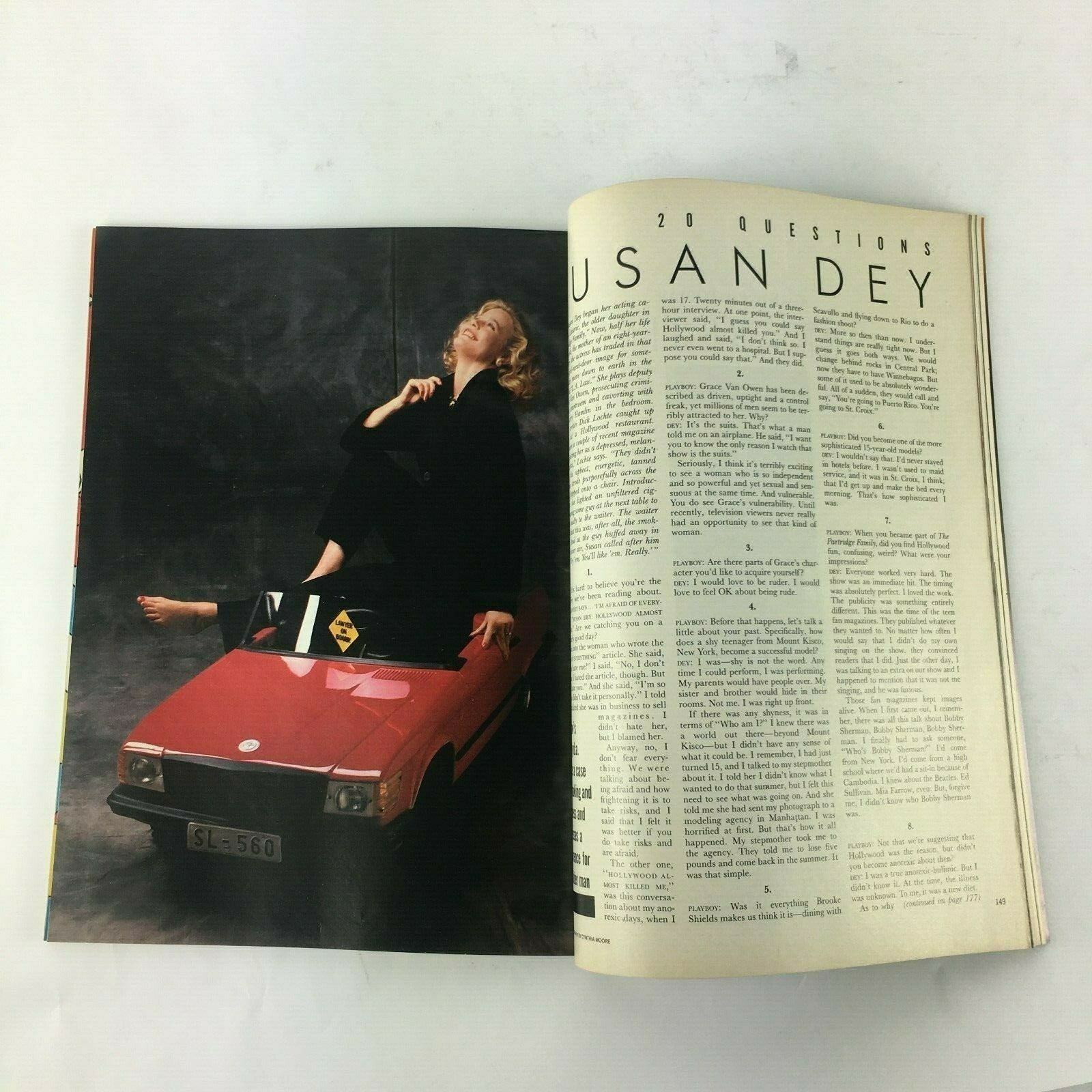 January 1988 Playboy Magazine Holiday Anniversary Issue