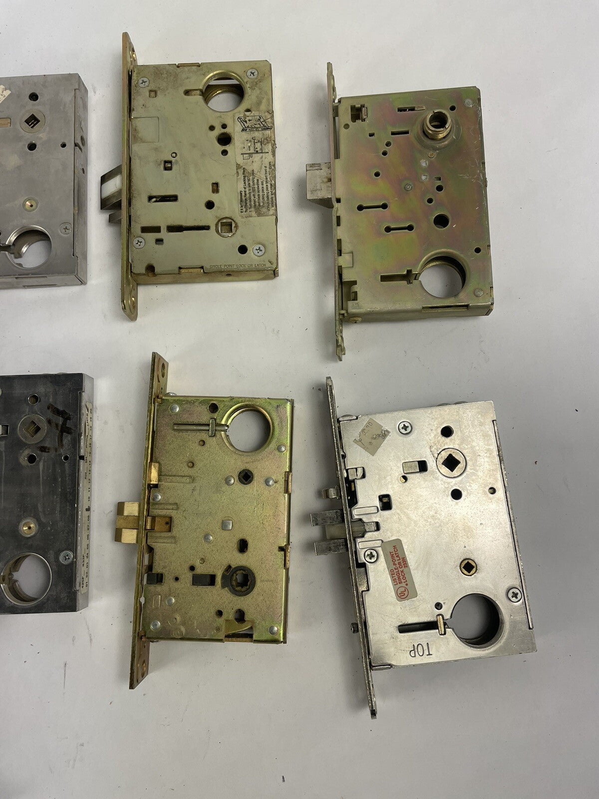 LOT of 13: Assorted Mortise passage lock body. Body only