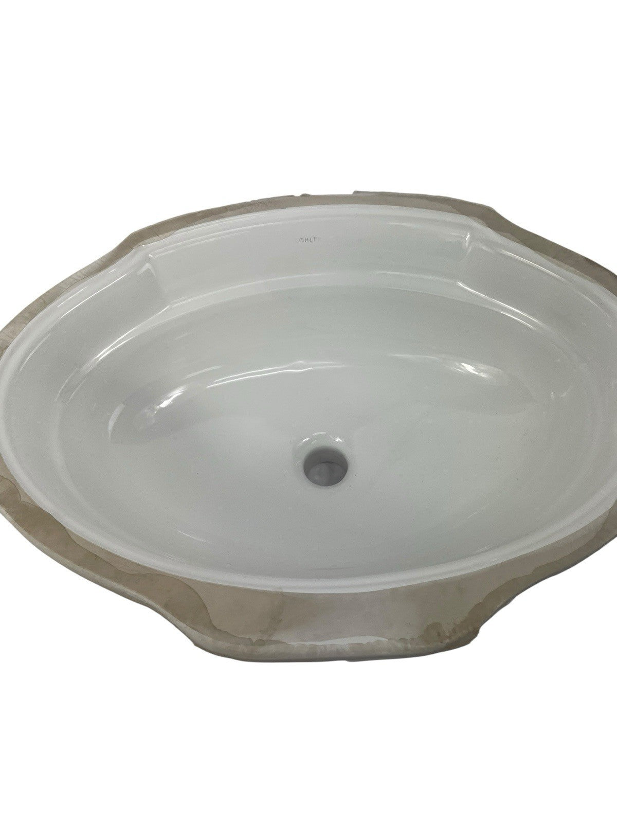 KOHLER K-2341-0 Leighton white undercounter lavatory sink oval vitreous china bathroom basin