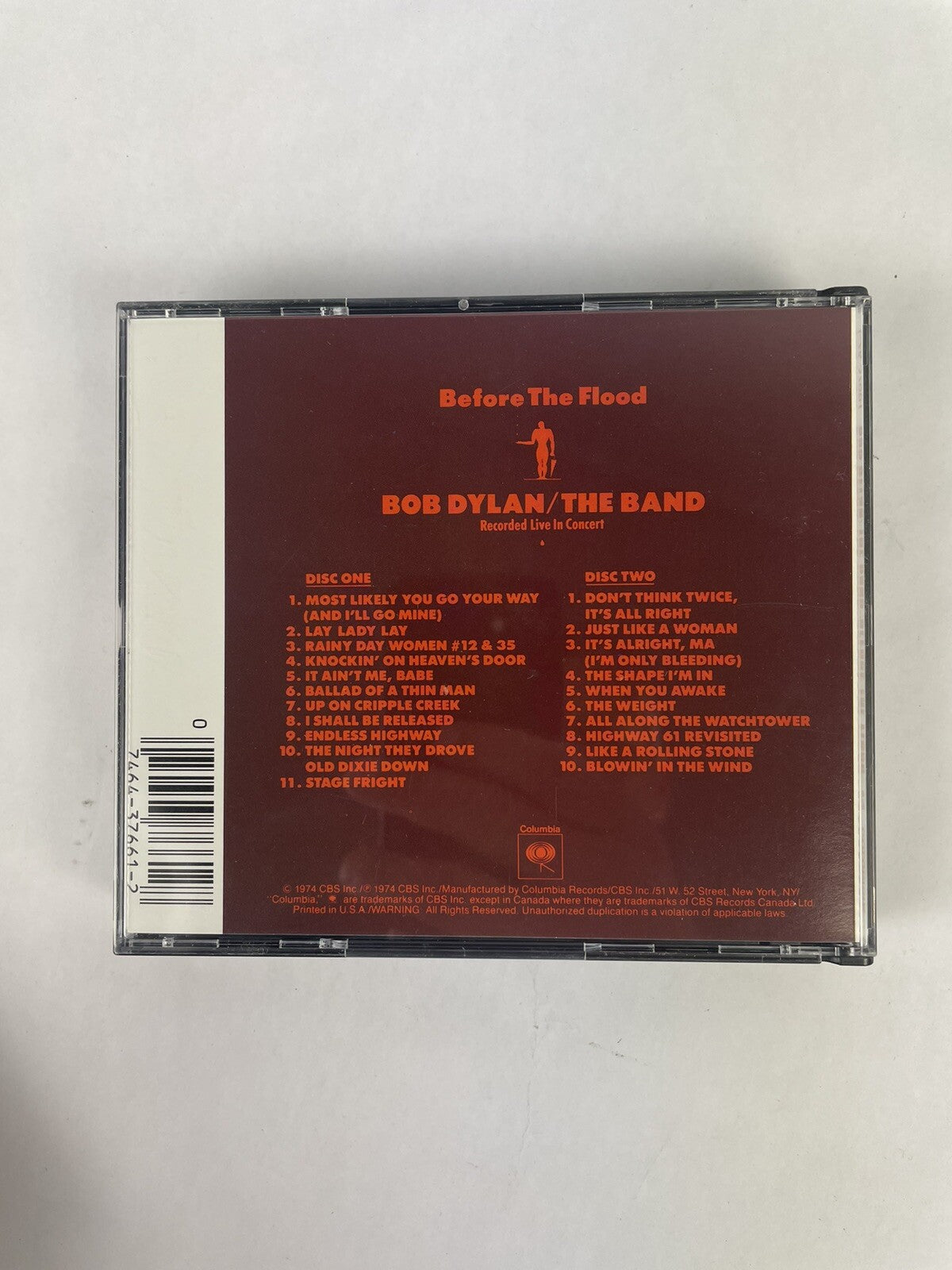 Bob Dylan/The Band - Before The Flood (CD, 2 Discs)     #15