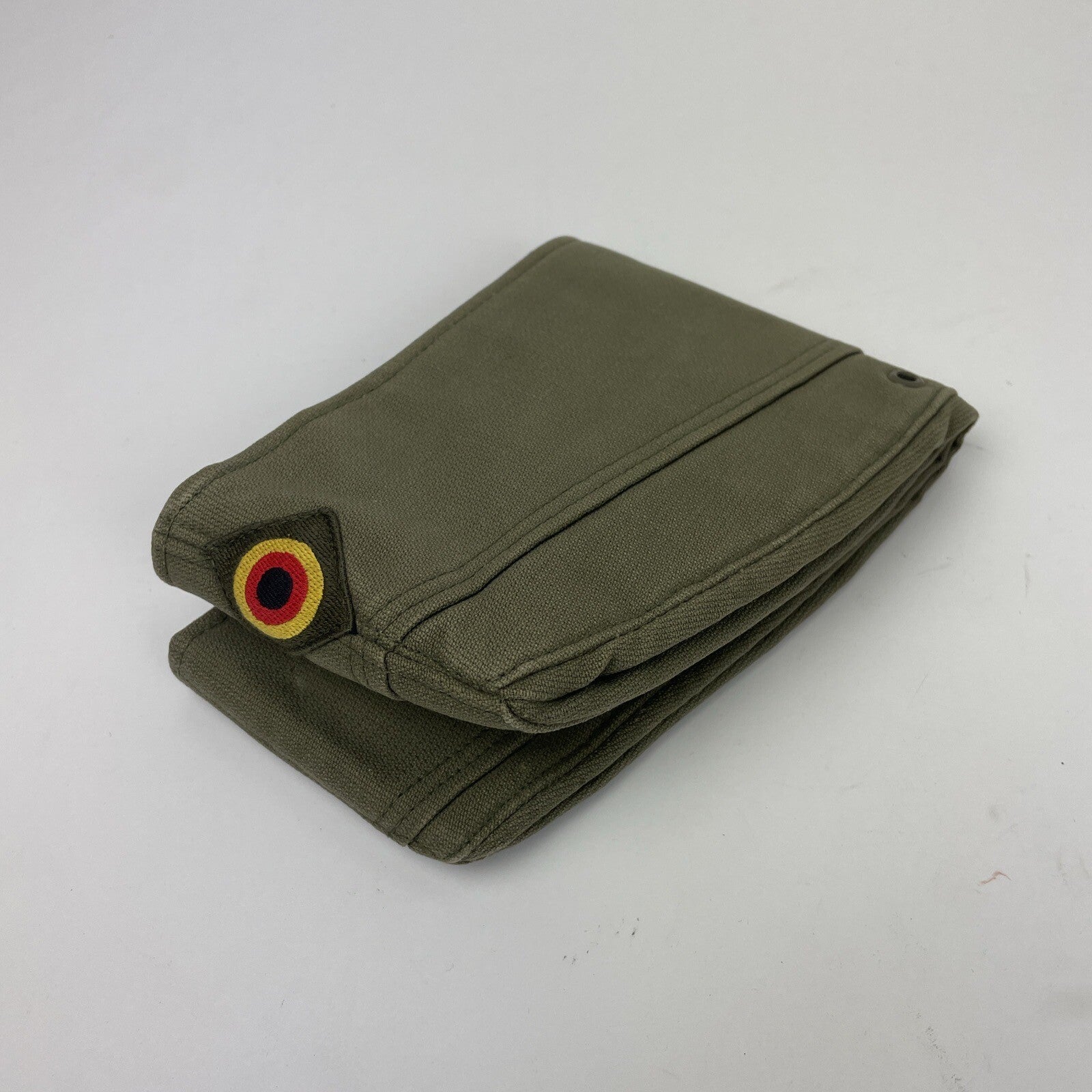 Vintage German Military Army Green Hat Garrison Overseas Wedge Side Cap Size 56