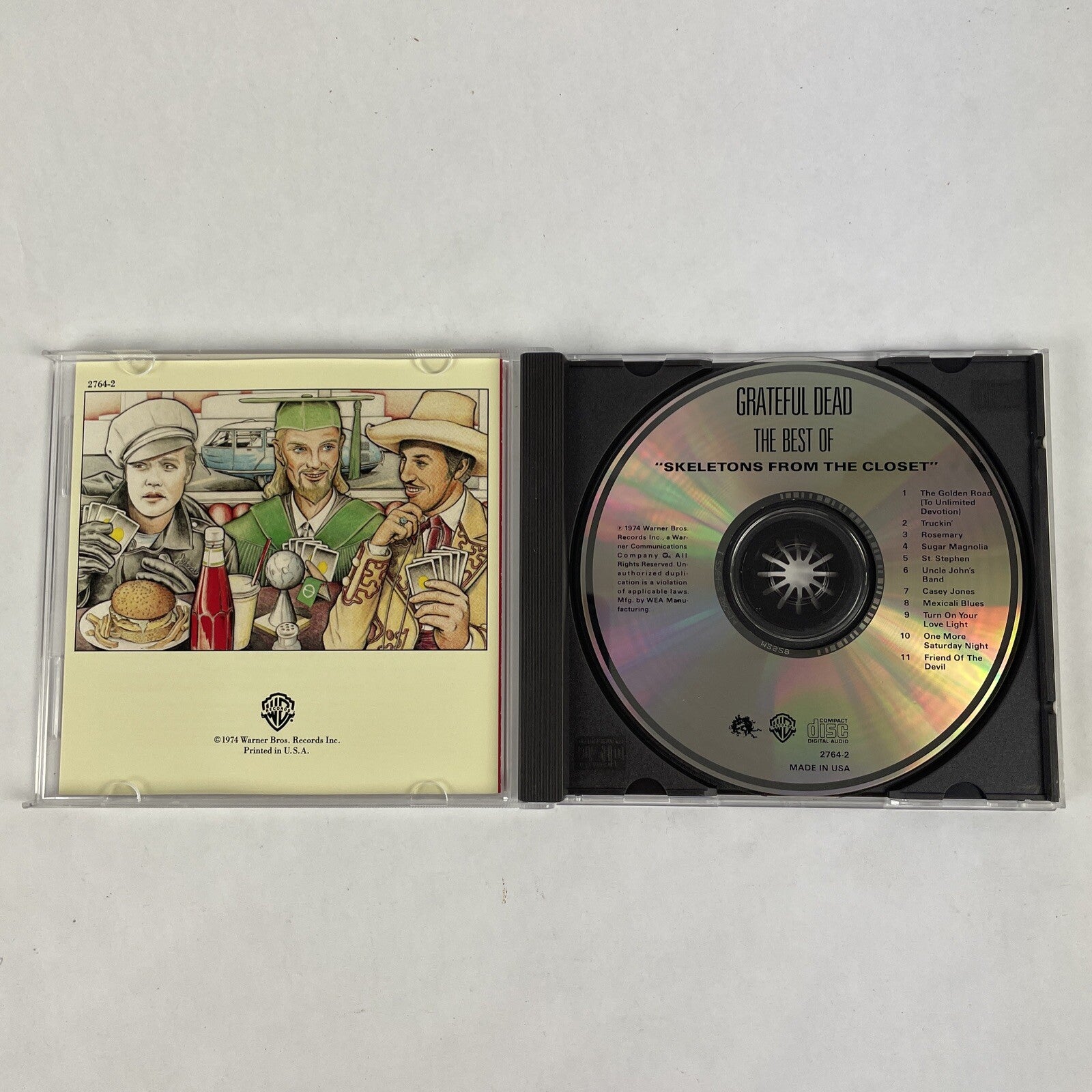 Grateful Dead - The Best of Skeletons From The Closet CD (1988)  #17 