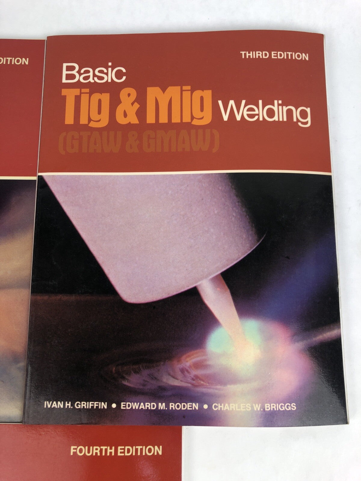 Griffin Roden Briggs Lot Of 3 Welding Books Arc Tig Mig Oxyacetylene - Rare
