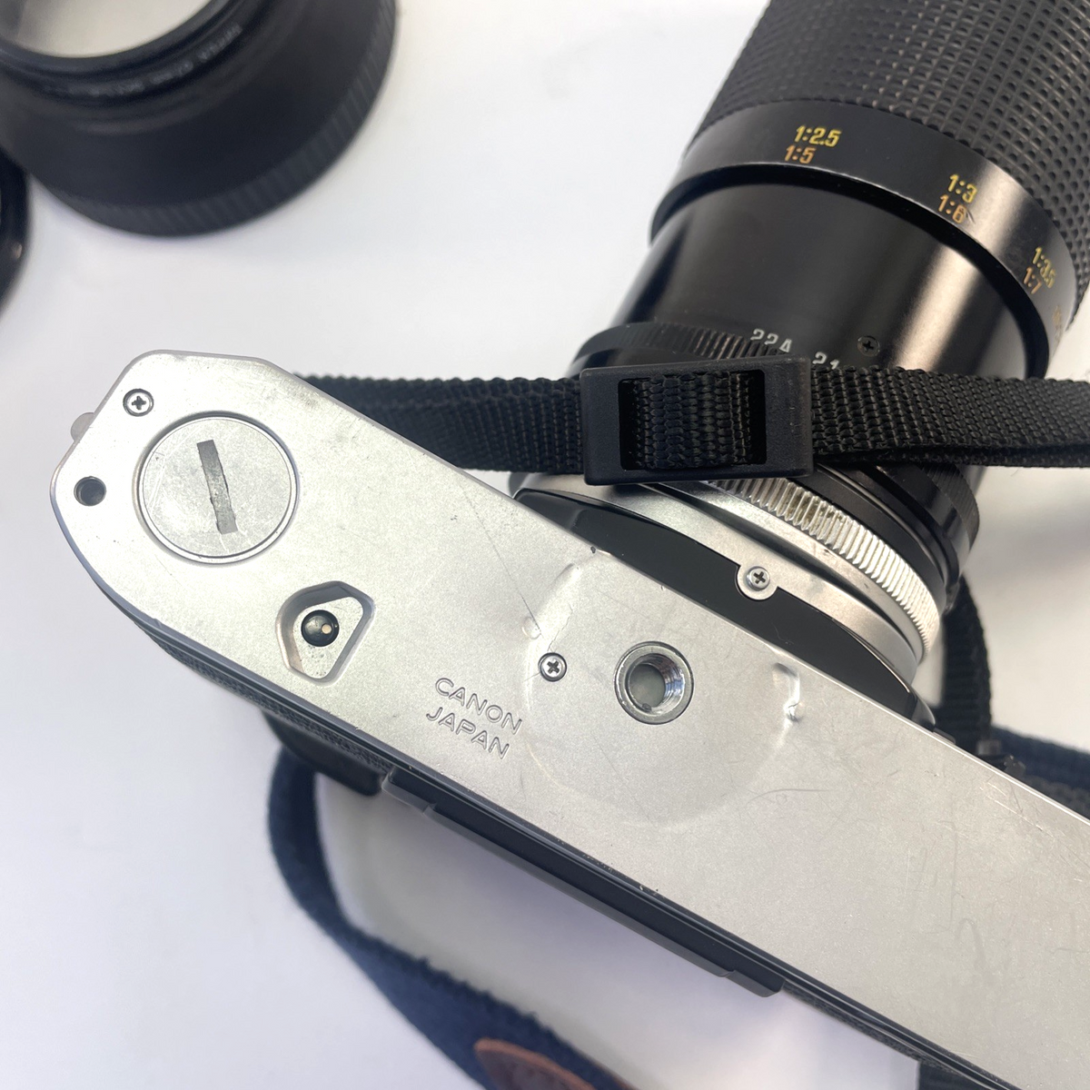 Canon AE-1 Program 35mm SLR Film Camera Tamron 35-135mm f/3.5-4.2 CF Tele Macro
