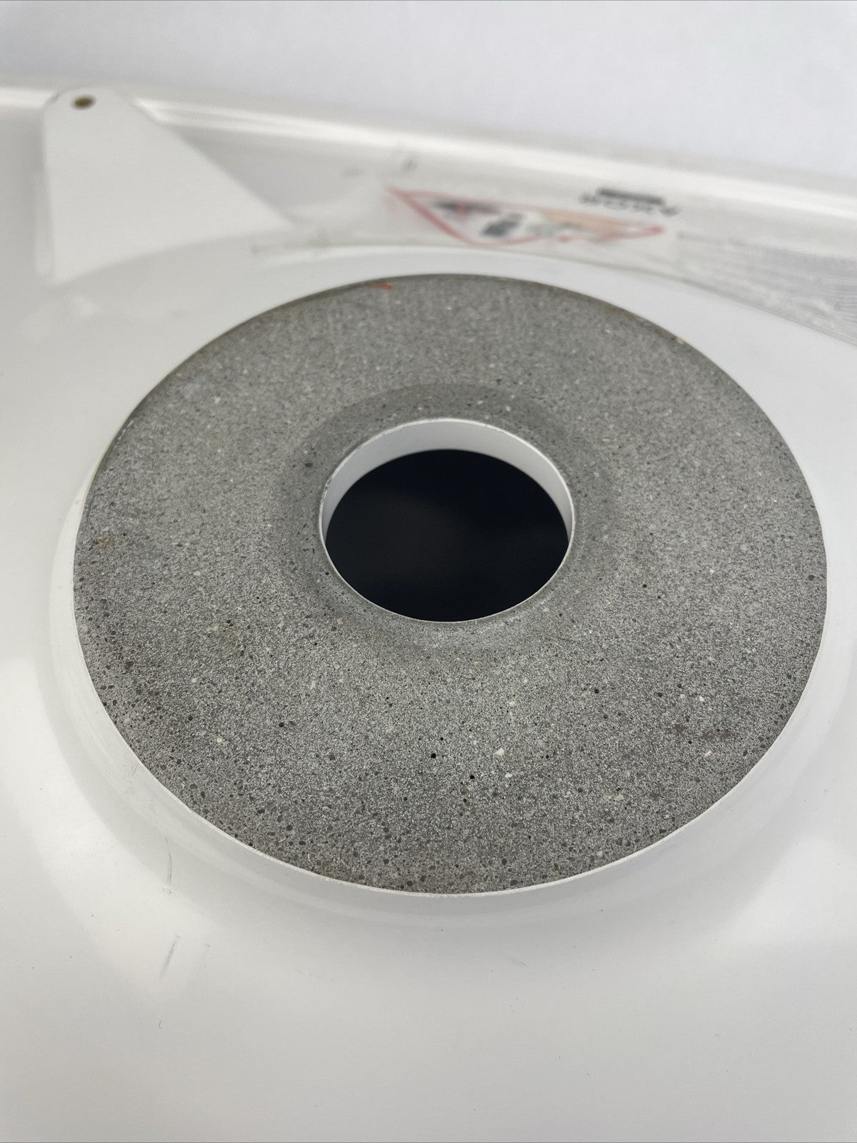 AXOR Bouroullec 19946000 designer white wash basin sink measuring 33-3/4 by 18 inches