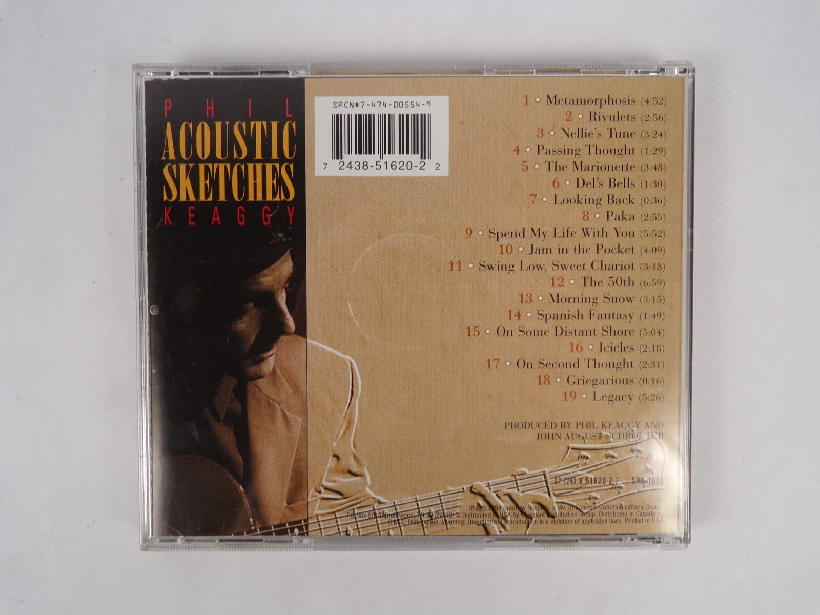 Phill Keaggy Acoustic Sketches Greatest Hits CD #9