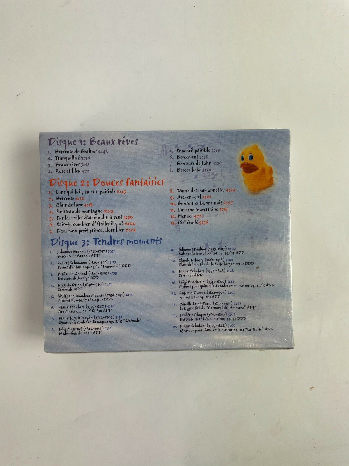3 x CD Berceuse Beaux Reves Douces Fantaisies Tendres Moments Clair de Lune #39