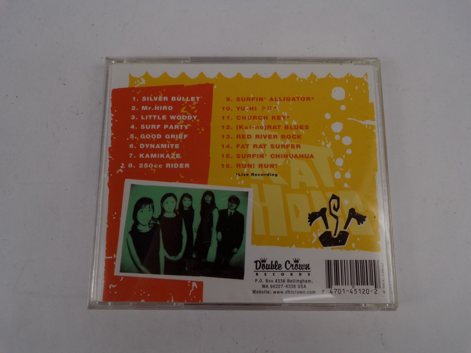 Wipe Out With Rat Holic Mr. Hiro Good Grief Kamikaze Yu-Hi Run! Run!  CD#39