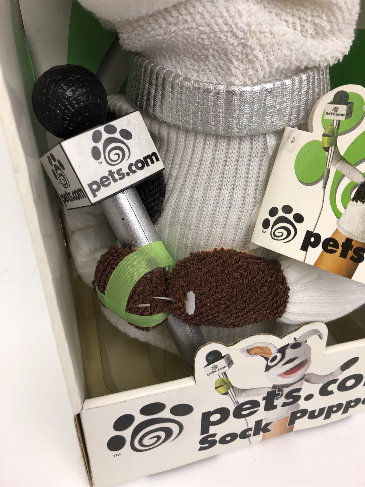 Pets.com Famous Sock Puppet Interview Dog With Box & Tag Style # 09375 - LOOK
