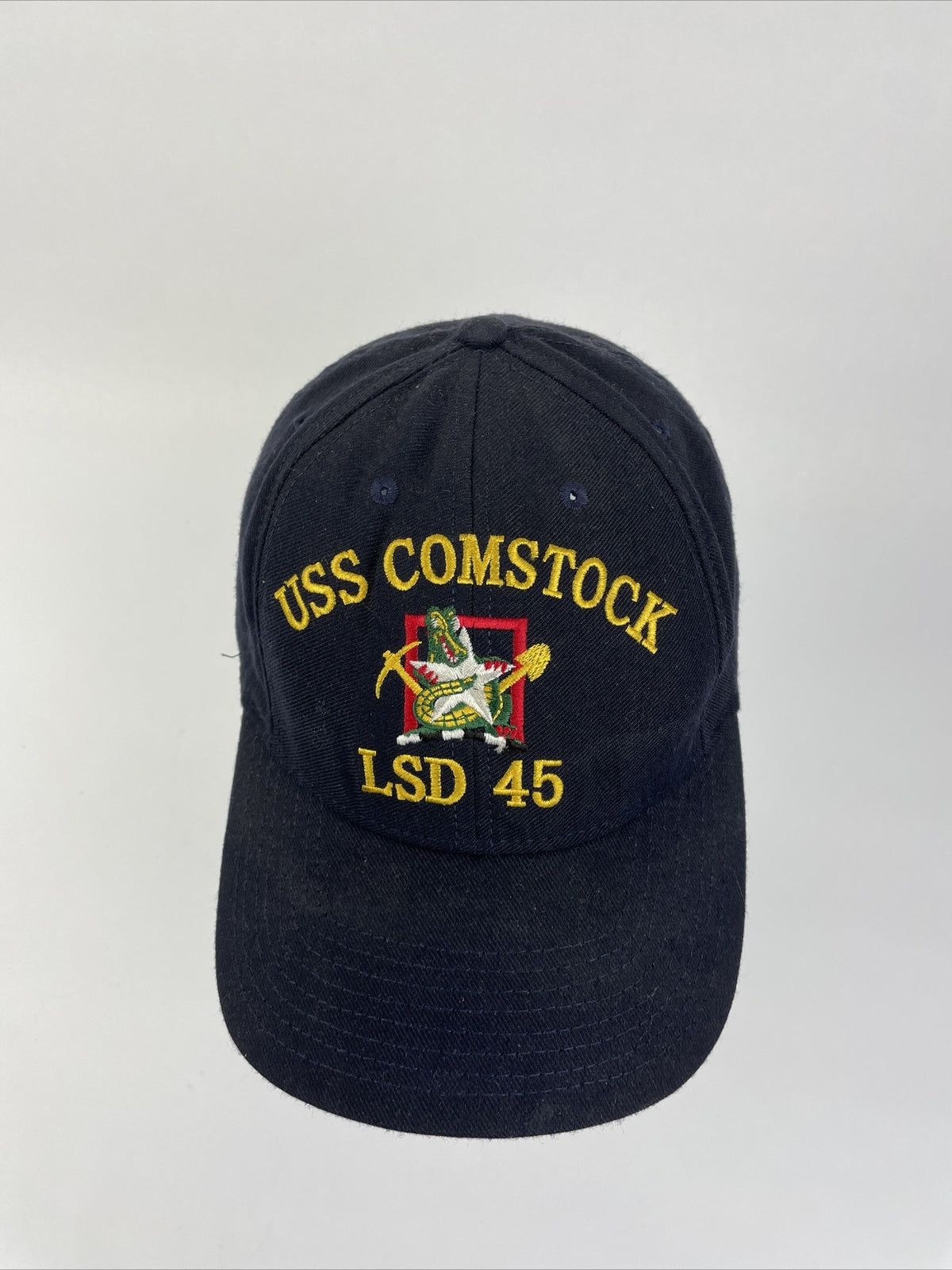 USS COMSTOCK LSD 45 The Corps United States Navy Hat Cap Snap Back Adjustable
