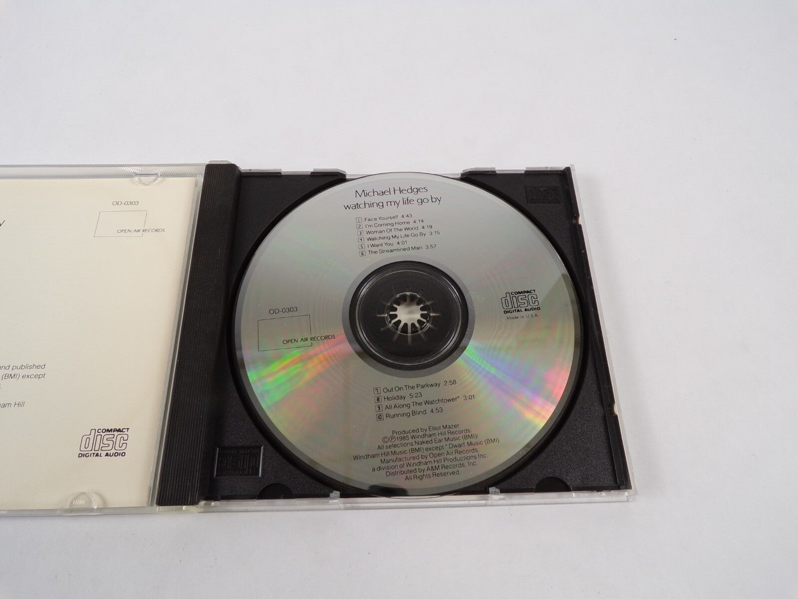 Michal Hedges Watching My Life Go By Open Air Records Face Yourself I'm CD#12
