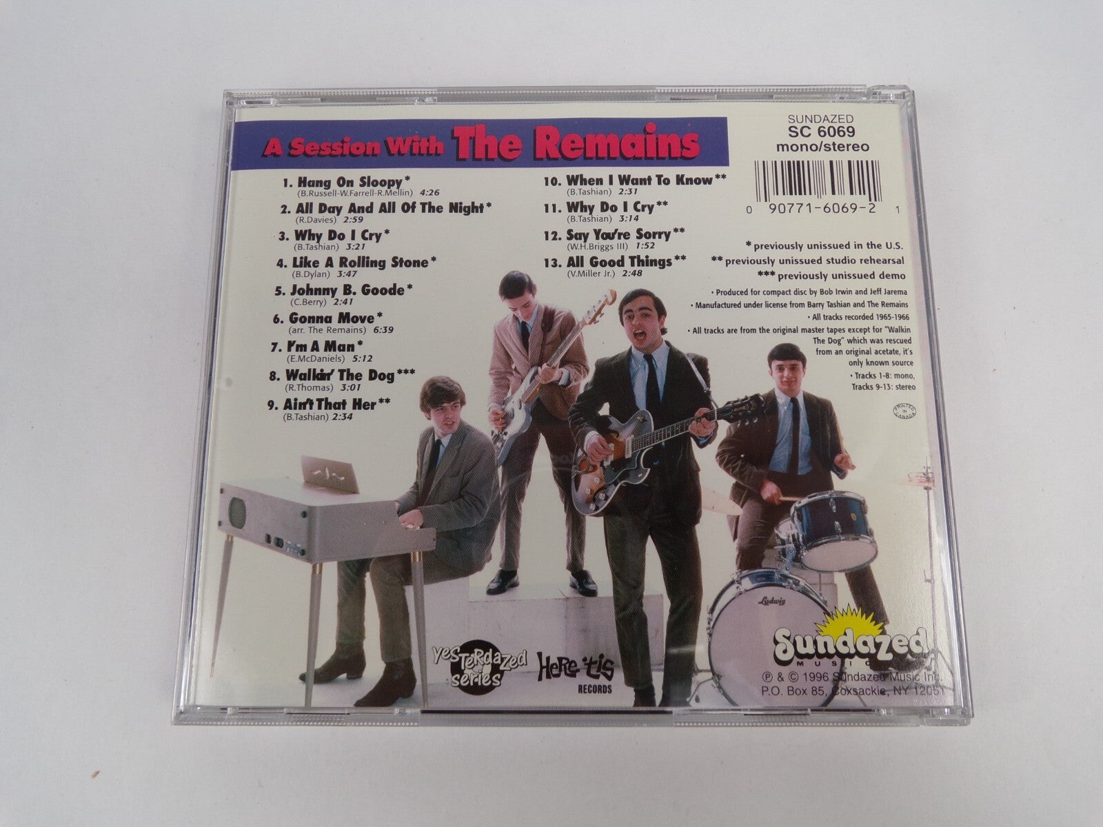 A Session With The Remains CD #13