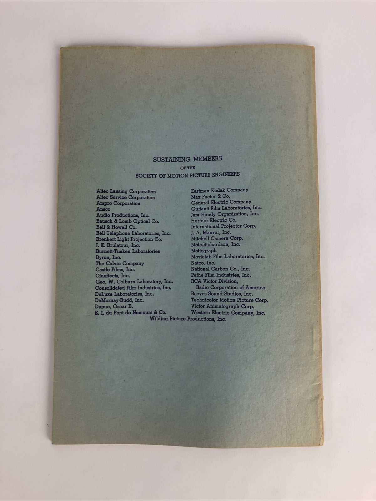 SMPE Journal Of The Society Of Motion Picture Engineers December 1947 VOL 49 No6