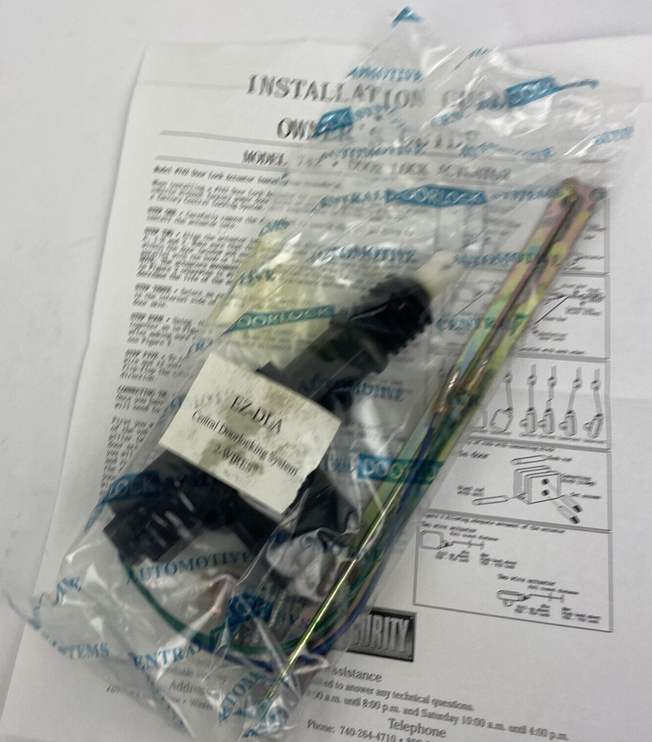 UNIVERSAL POWER DOOR LOCK ACTUATOR MOTOR 12 Volt Car Auto Brand New