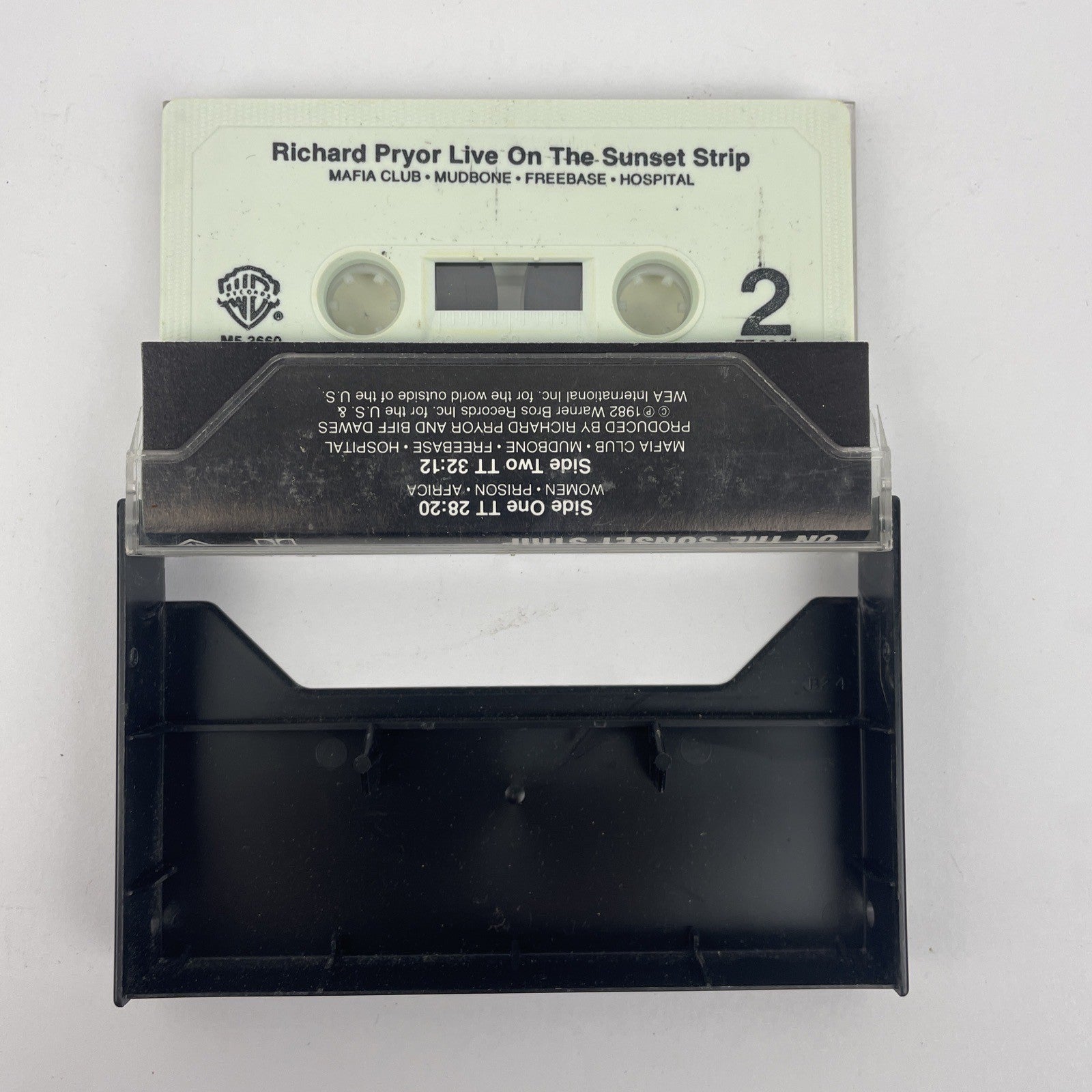 Richard Pryor " Live on The Sunset Strip " RARE CASSETTE TAPE COMEDY  1 Hour