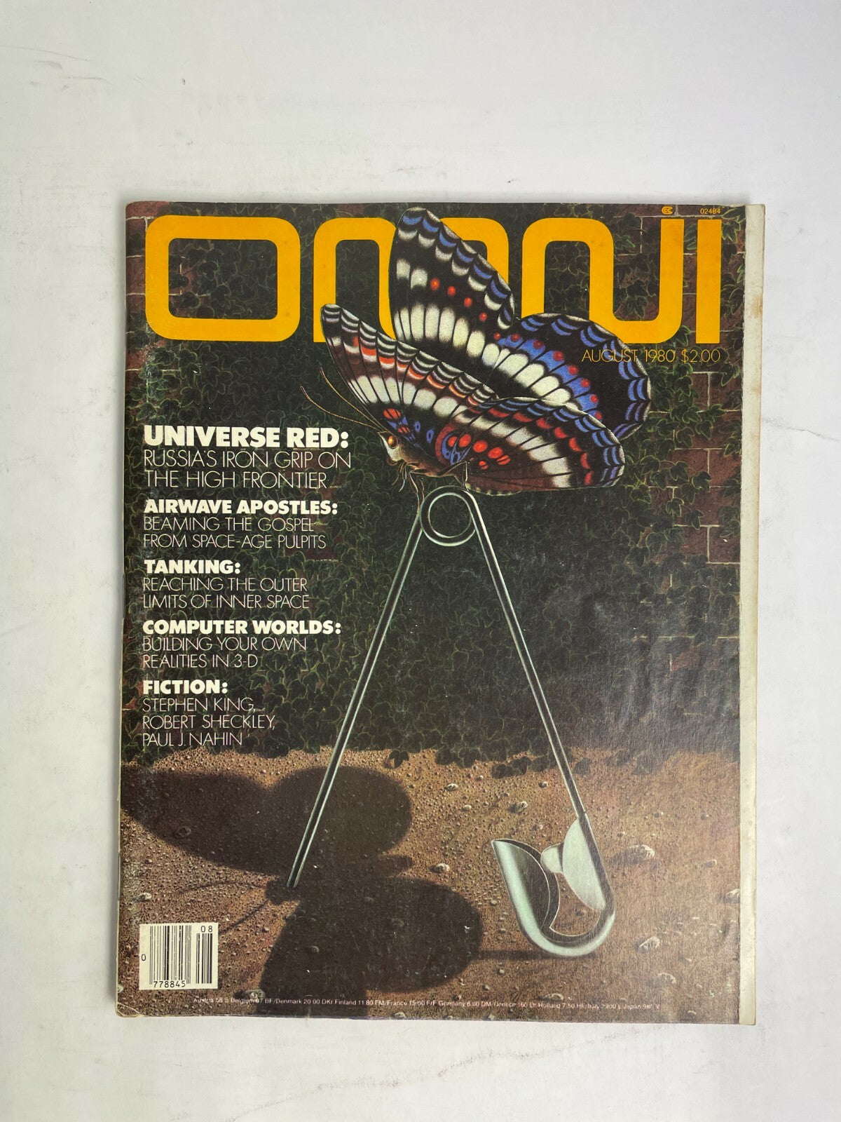August 1980 Omni Magazine Universe Red Airwave Apostles Tanking Computer Worlds