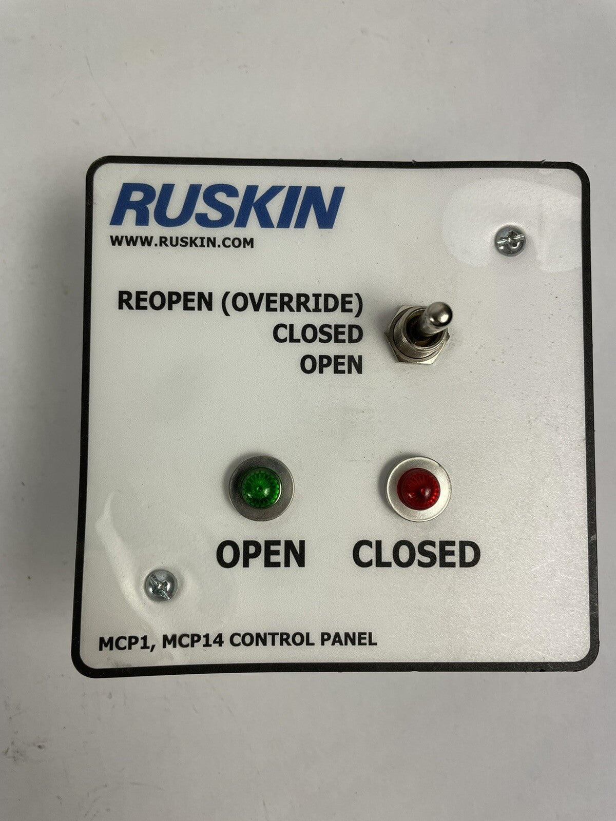 Ruskin MCP-1 Master Control Panel used with the TS150 MCP14 