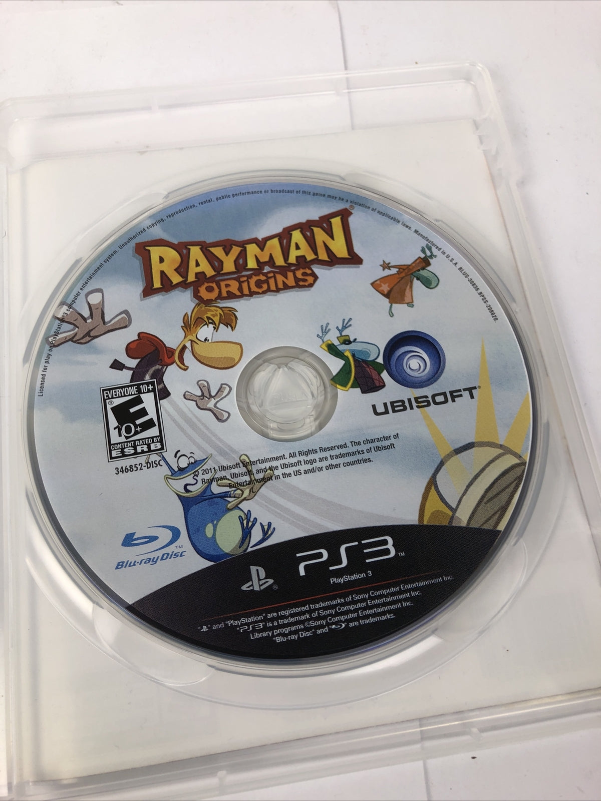 Rayman Origins Sony Playstation 3 PS3 Tested Complete w Manual Mint Disc - LOOK