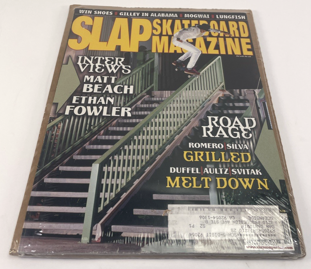 Slap Skateboard MagazineOctober 2003 Corey Duffel Cover Matt Beach Ethan Fowler