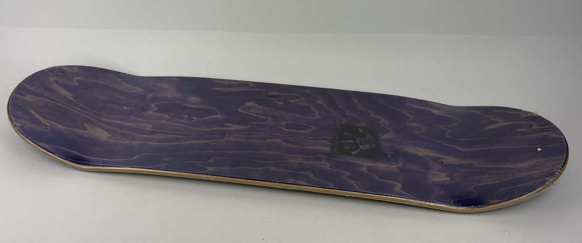 GREEN ISSUE Skateboards Gold Fist Militant Products Skateboard Deck 8.25" - LOOK