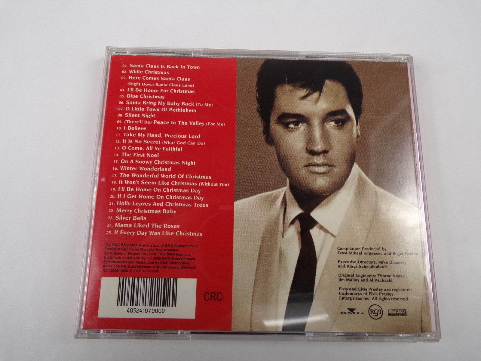 Elvis Presley White Christmas Santa Claus Is Back In Town White Christmas CD#58