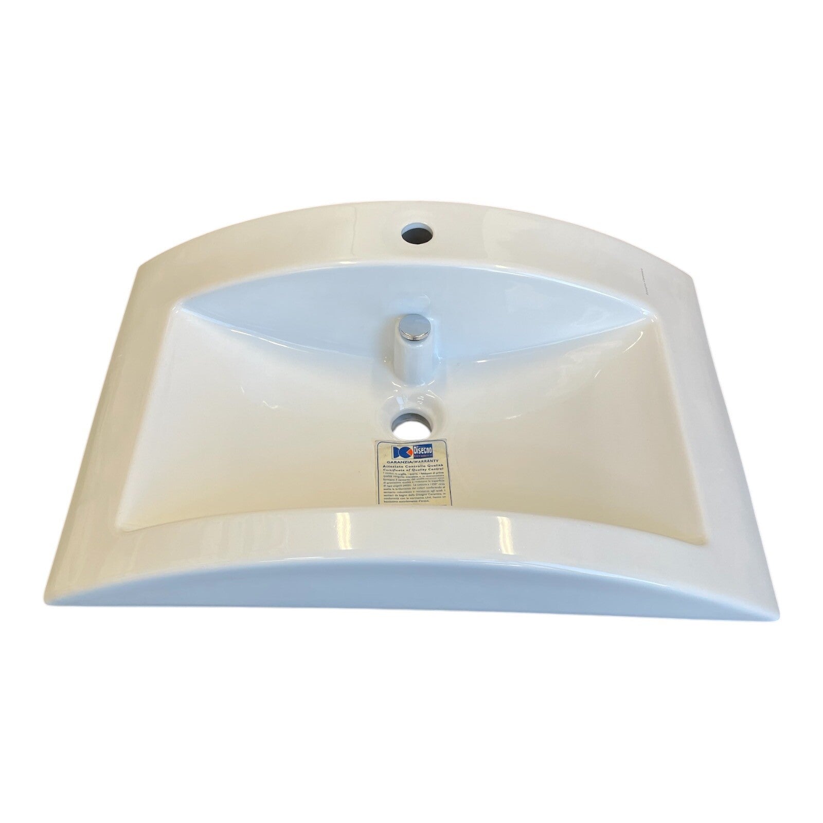 Disegno Ceramica 27" Lavabo Light Convex Designer Washbasin sink Made in Italy