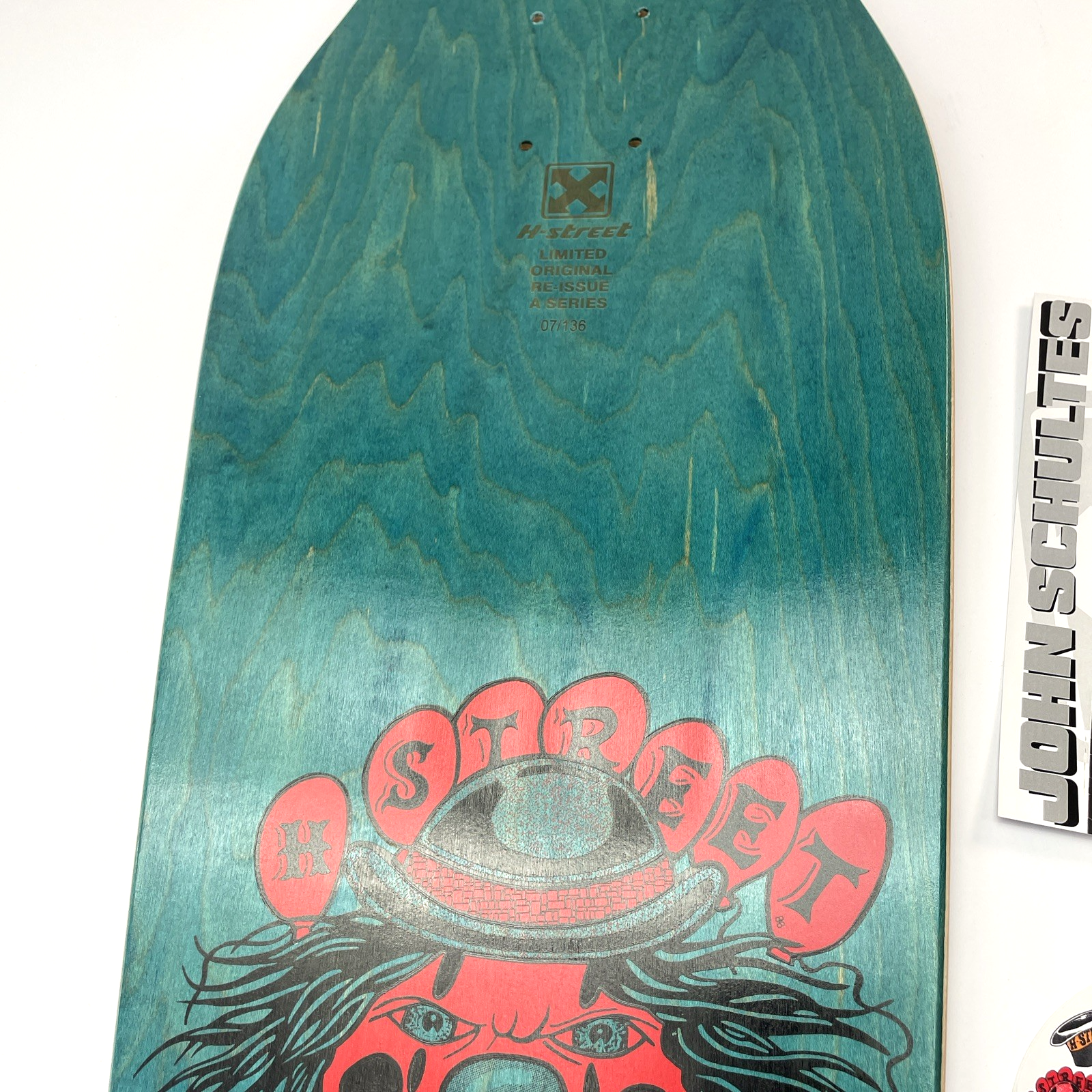 John Schultes A Series Clown H-Street Skateboard Deck Limited Edition #07 of 136