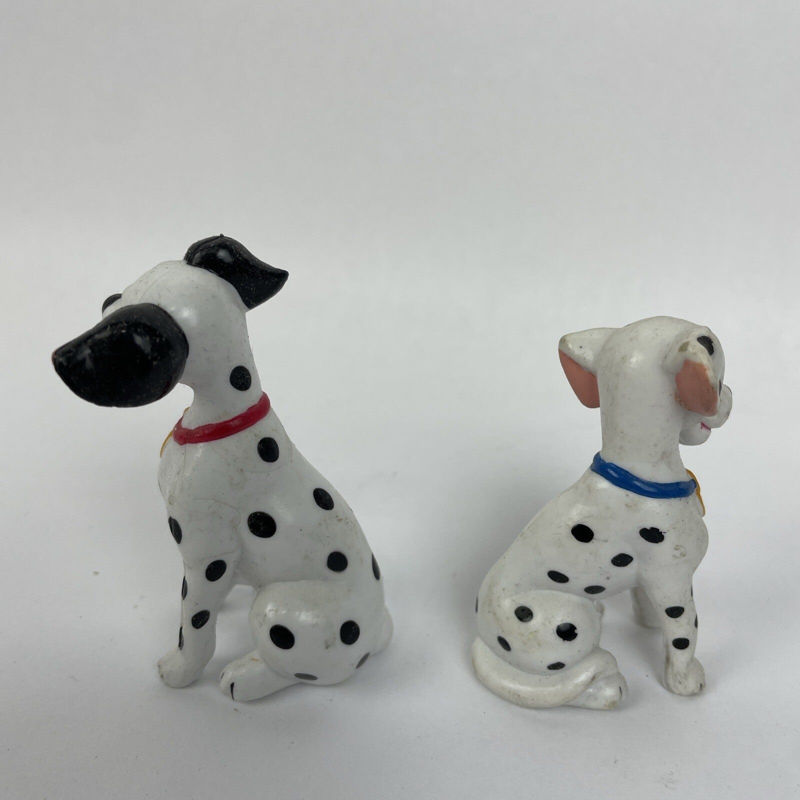 2 x Walt Disney 101 Dalmations Pongo 3" Dog Pupper Pup Cake Topper Figure Toy