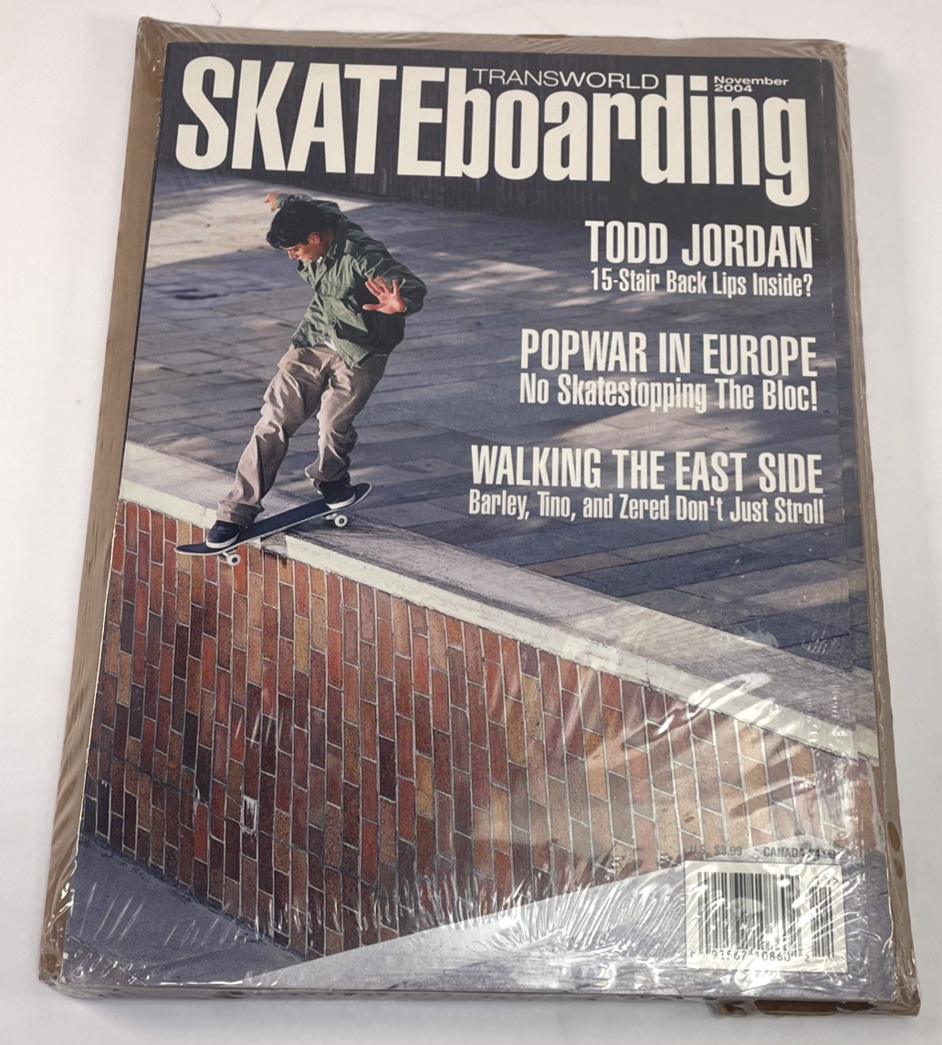 Transworld SKATEboarding Magazine November 2004 English Todd Jordan De Andrade