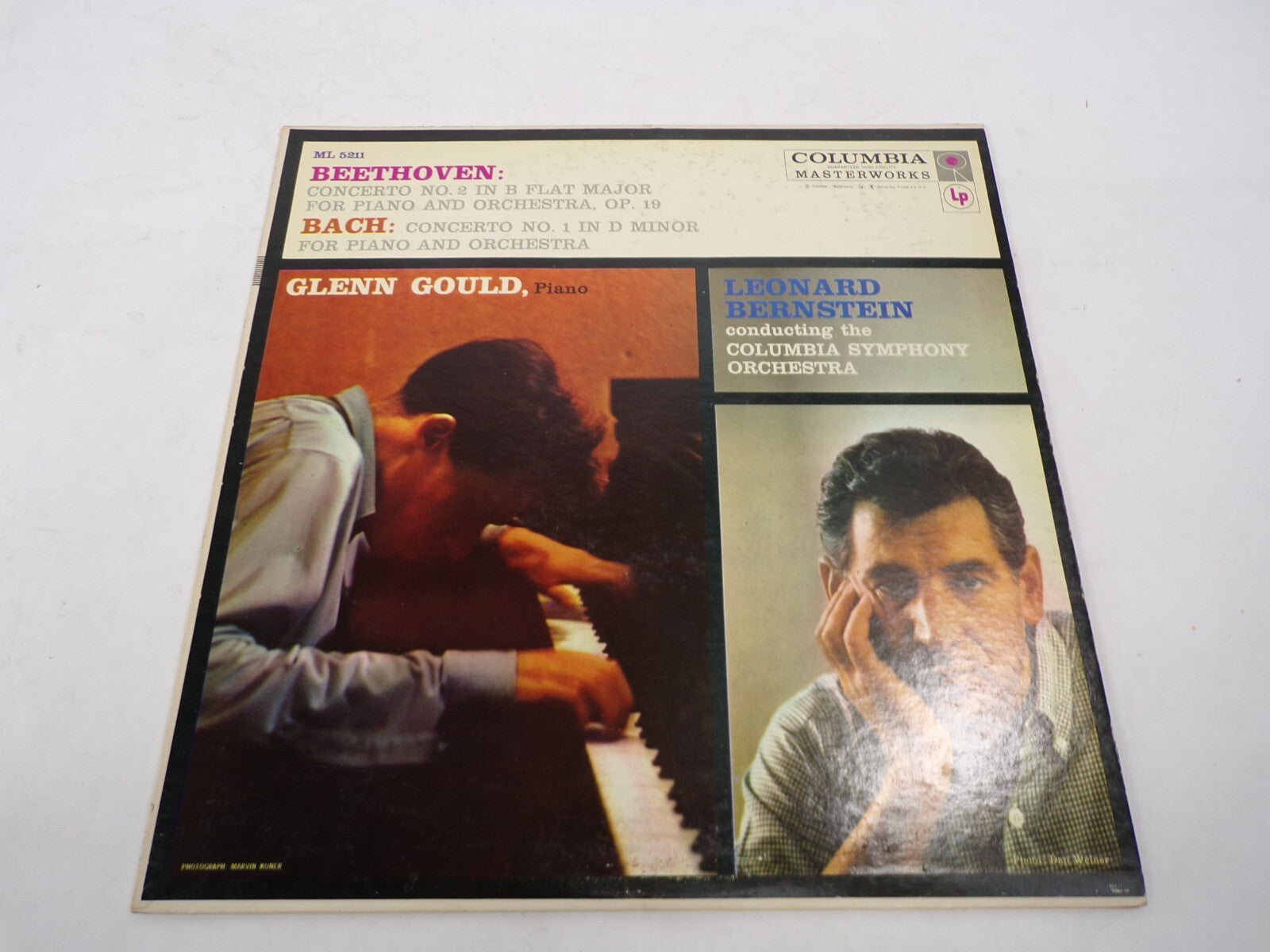 Beethoven Bach Concerto for Piano and Orchestra Glenn Gould Vinyl Records