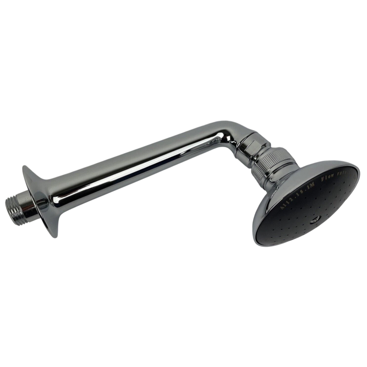 Tebisa BOSTON SHOWER 6" Arm Rainfall Massage Shower Head Chrome Made in Spain