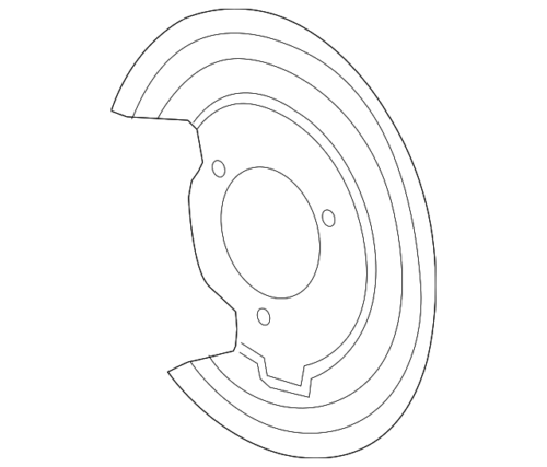 Genuine GM Backing Plate 23456522