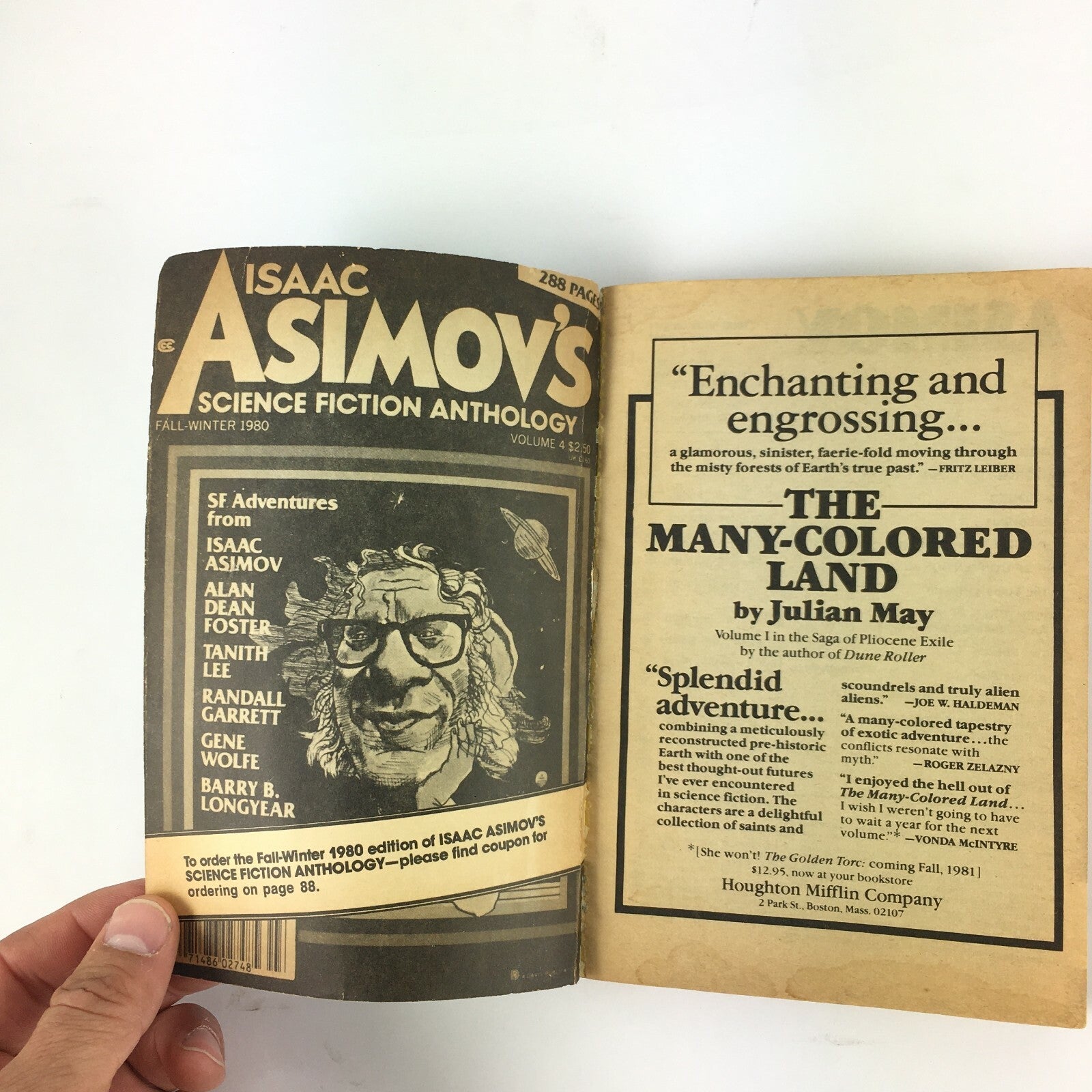 July 1981 Isaac Asimov's Science Fiction Magazine Exposures by Benford