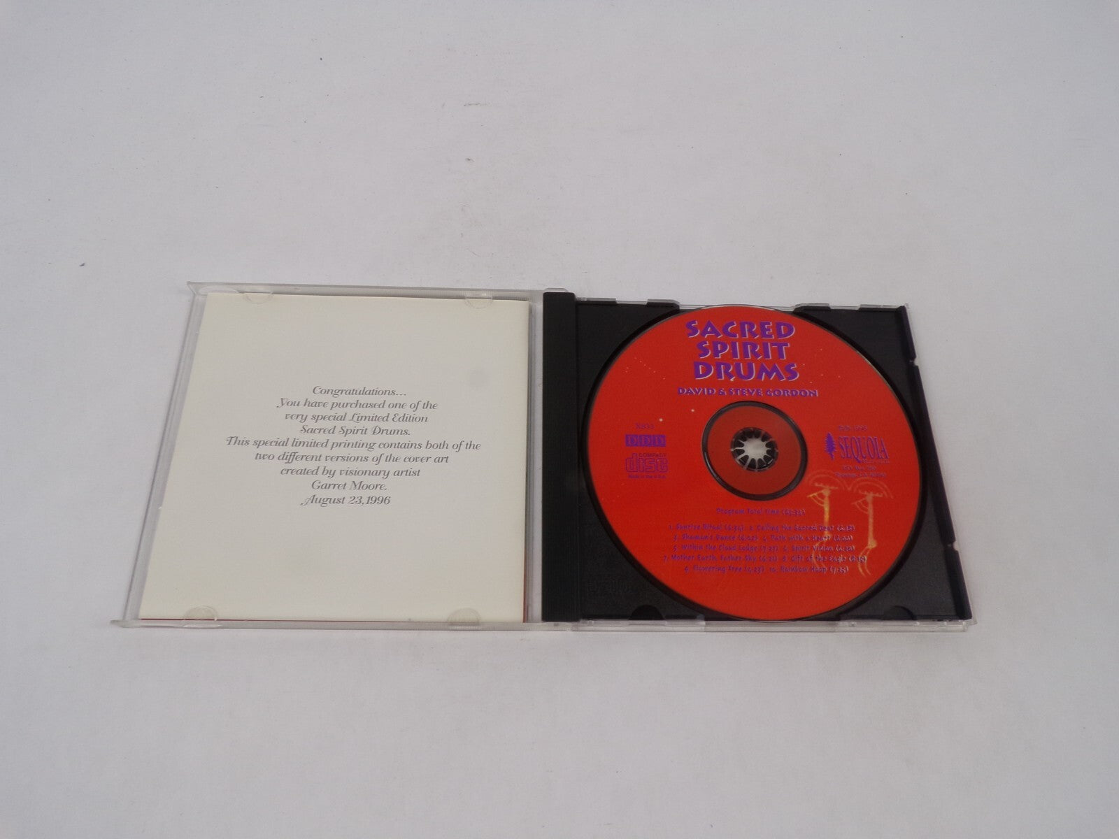 David & Steve Gordon Sacred Spirit Drums With Native-American Flute, SoundsCD#71