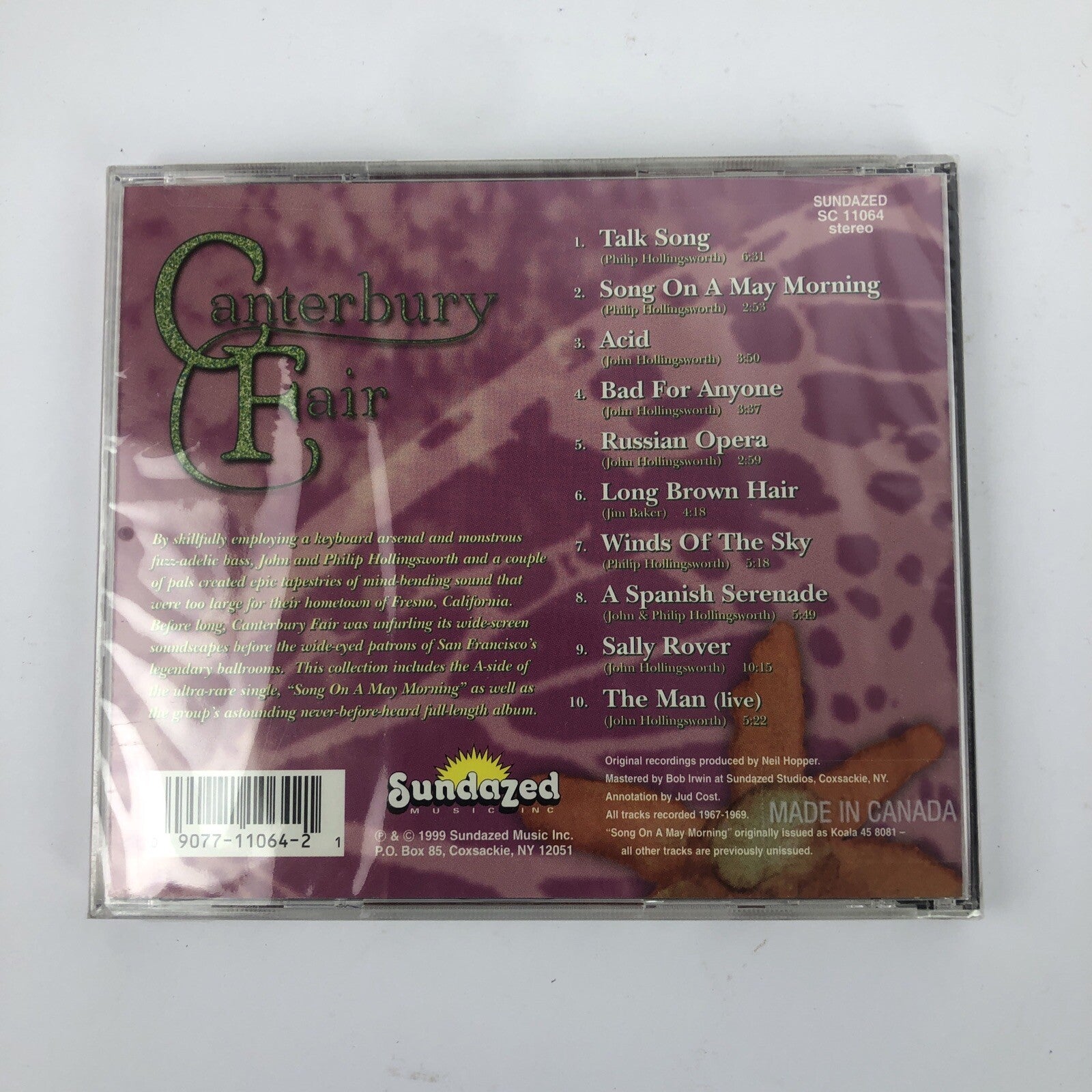 CANTERBURY FAIR - Self-Titled (2000)  CD Original Recording Reissued  SEALED #3