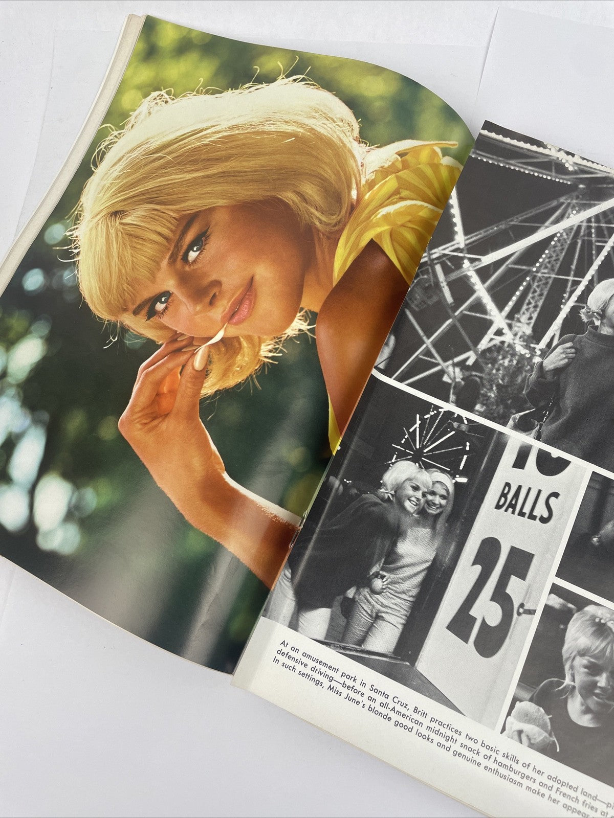 June 1968 Playboy Magazine Girls of Scandinavia Centerfold included VGC
