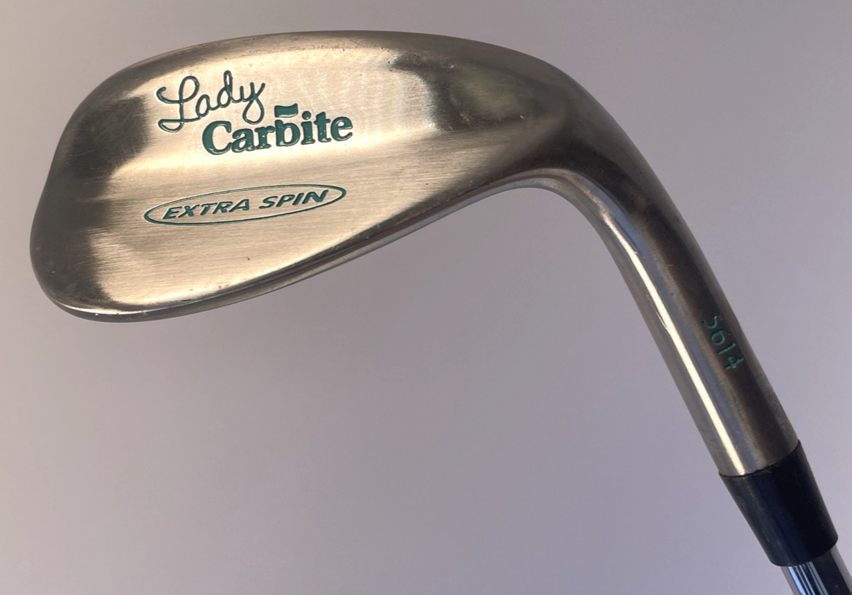 Lady Carbite Extra Spin Sand Wedge Steel Shaft Wedge Flex RH 35" GP Tour Wrap GR