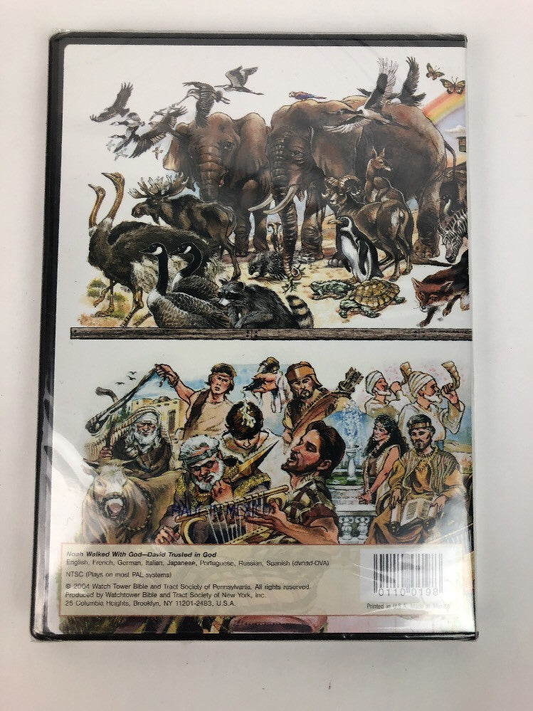 Noah Walked with God- David Trusted In God (DVD) Animation Watchtower FSTSHP