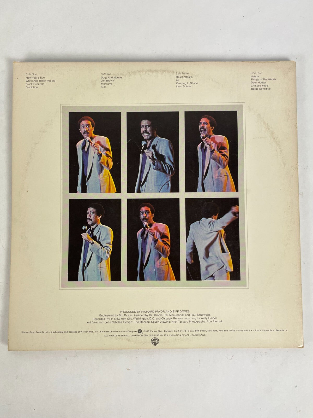 Wanted Richard Pryor Vinyl Record