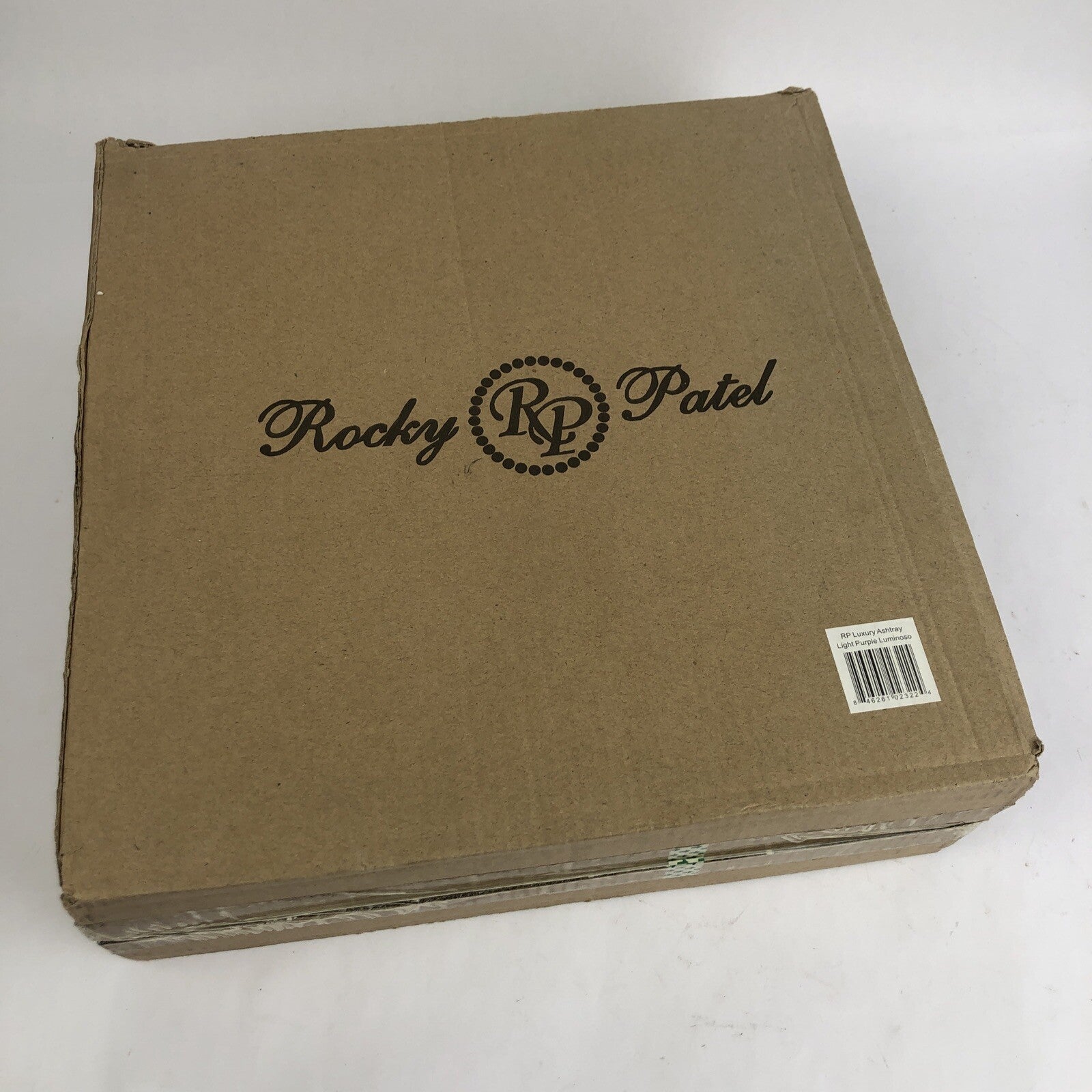 Rare Rocky Patel Luminoso aqua marine 10-inch glass cigar ashtray new in box.