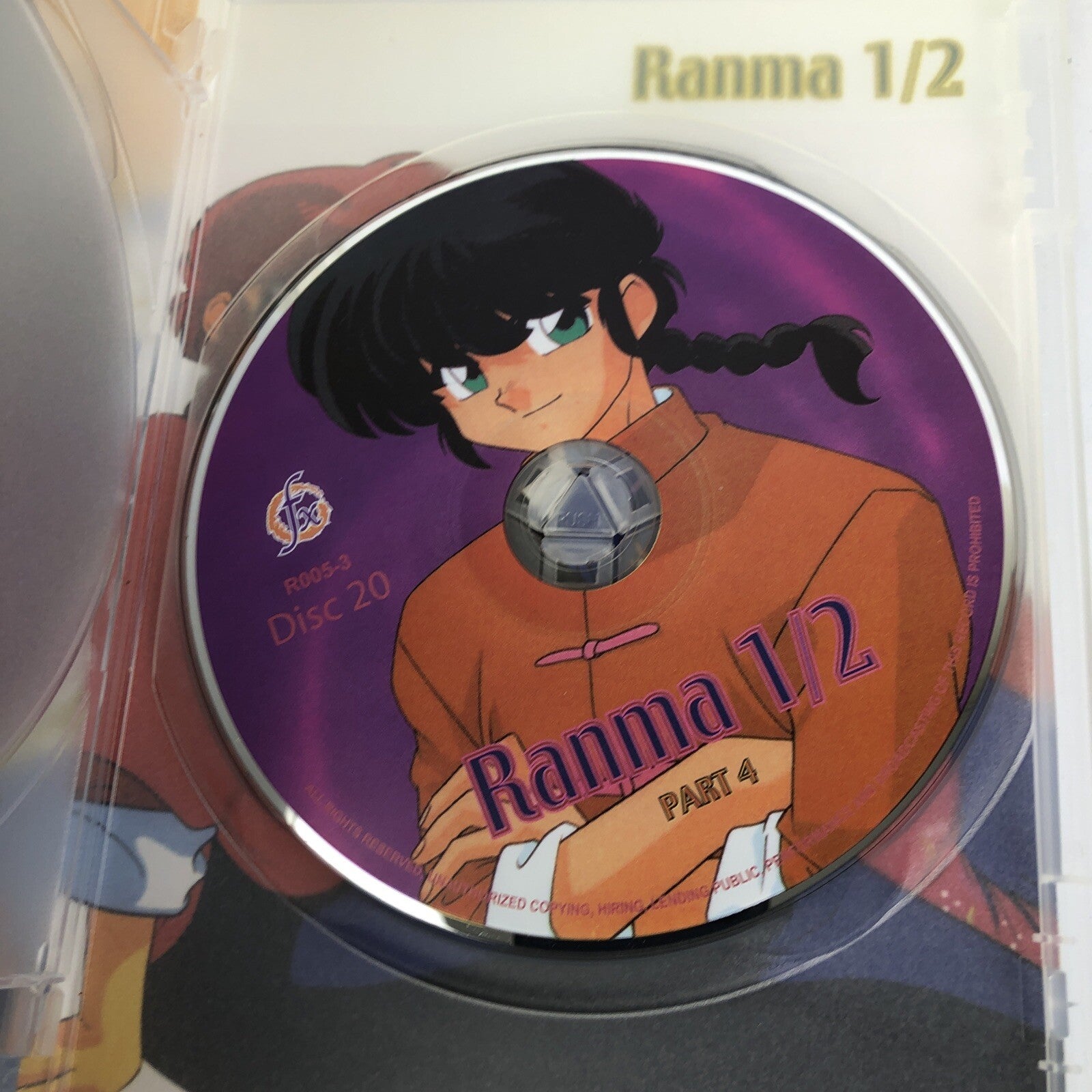 Ranma 1/2 TV Series Part 4, 3 DVDs, 7th Season, Episodes 137-161 MINT DISCS