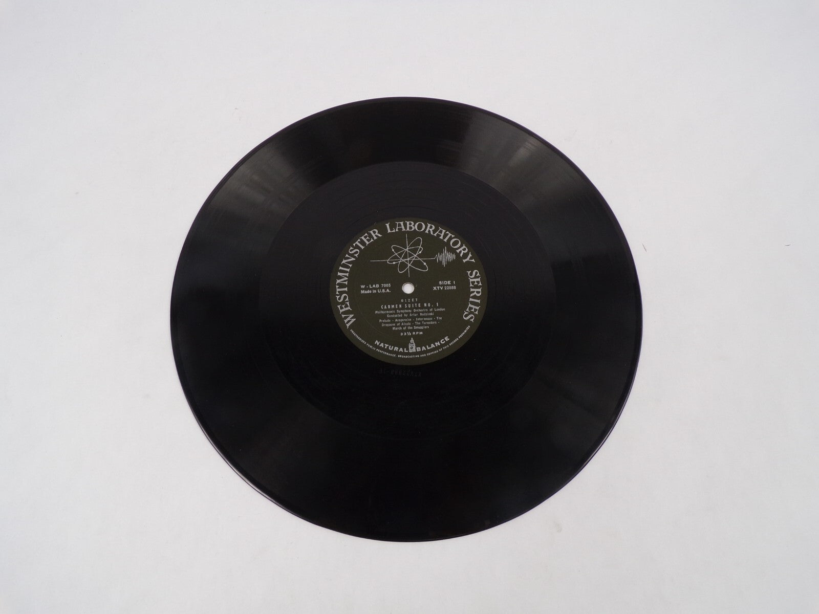 Bizet Carmen Suites Philharmonic Symphony Orchestra Vinyl Record