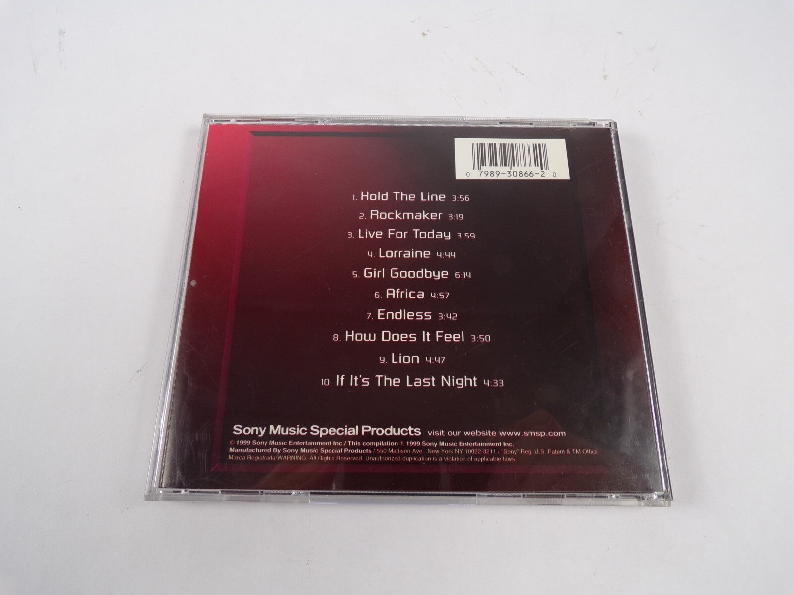 Toto A Rock and Roll Band Hold The LIne Rockmaker Lorraine Lion CD#47