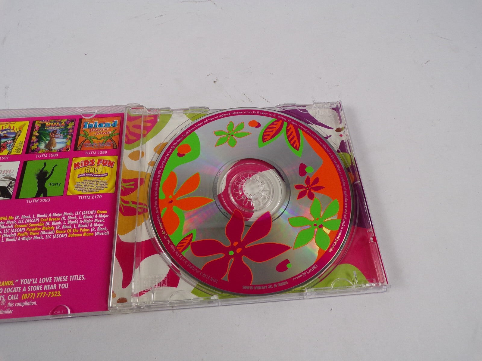 Sounds Of The Hawaiian Islands Ocean Foam Caribbean Calypso Hula Hula CD#61