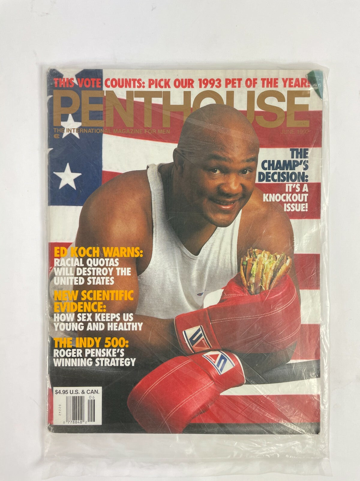 June 1992 Penthouse  Magazine The Champs Decision New Scientific Evidence 