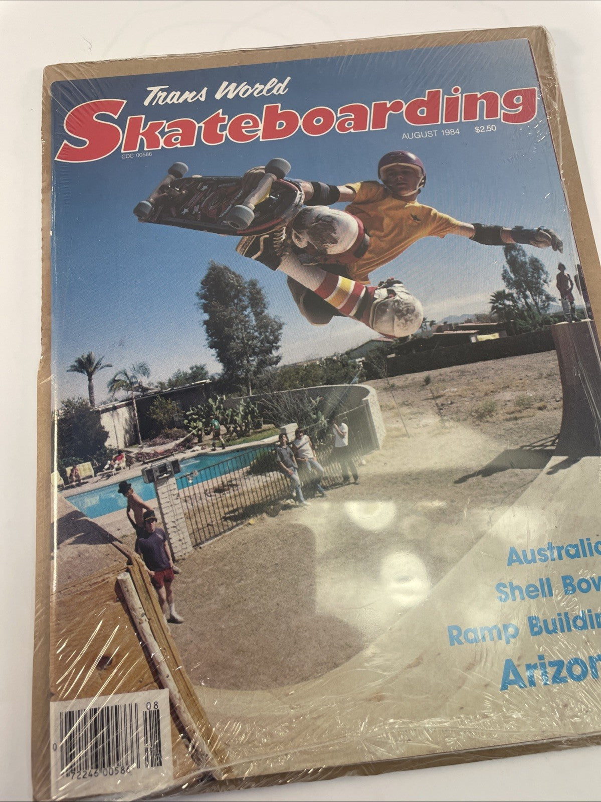 TRANSWORLD SKATEBOARDING MAGAZINE August 1984 Kevin Staab Craig Johnson
