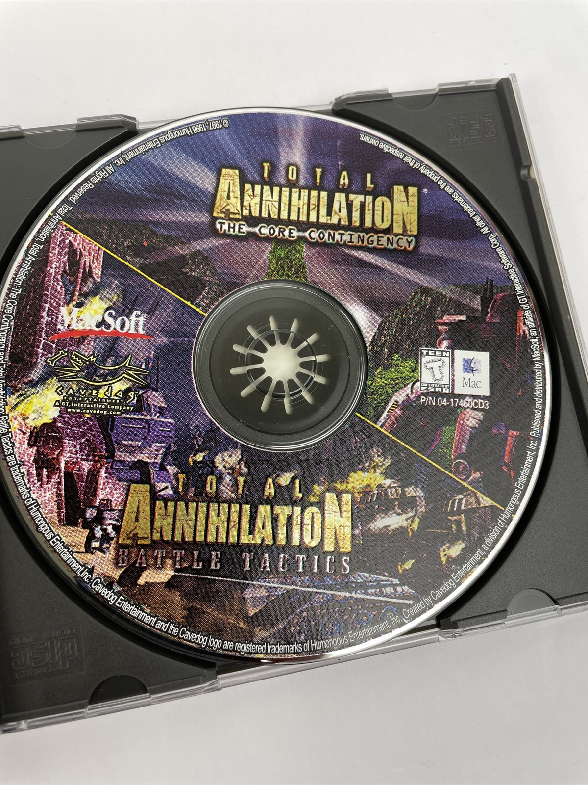 Total Annihilation MacSoft Macintosh iMac Gold Edition Apple, 1997/98 Mint Discs