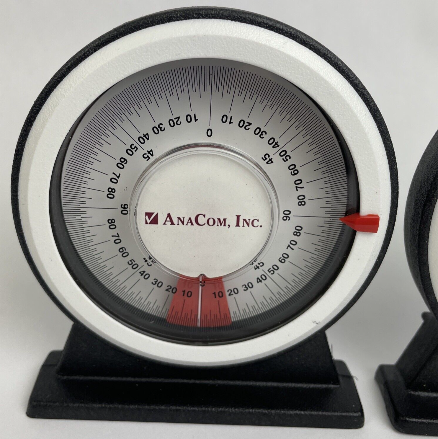 2 x ANACom Inc. Magnetic POLYCAST Inclinometer Protractor Angles Measurement USA